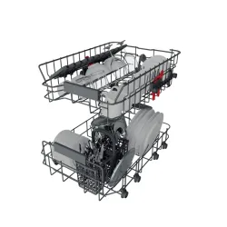 Masina de spalat vase Whirlpool WSIC 3M27 Argintiu flexmag.md