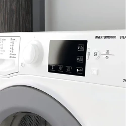 Стиральная машина Whirlpool WRSB 7259 WS EU, 7 кг, белый flexmag.md