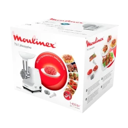 Masina de tocat carne Moulinex ME111032, Alb flexmag.md