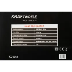 Masina de tuns gazon Kraft&Dele KD5361 flexmag.md