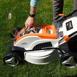 Газонокосилка на аккумуляторе Daewoo DLM 4340Li (КОМПЛЕКТ) flexmag.md