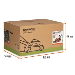 Газонокосилка на аккумуляторе Daewoo DLM 5042Li SET (2 аккумулятора) flexmag.md