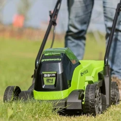 Masina de tuns gazon pe acumulator Greenworks GD24LM33 flexmag.md