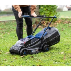 Аккумуляторная газонокосилка Scheppach BC-MP320-X-Set L (5911413403) flexmag.md