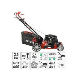 Газонокосилка на бензин Yato YT85532 flexmag.md