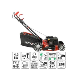 Газонокосилка на бензин Yato YT85537 flexmag.md