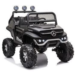 Машинка детская электрическая Kids car Mercedes Benz Unimog 8490033-2Rчёрная flexmag.md