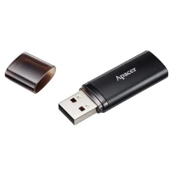 Memorie USB Apacer AH25B, 32GB, Negru flexmag.md