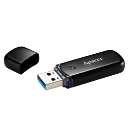 Memorie USB Apacer AH355, 128GB, Negru flexmag.md