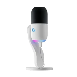 Microfon Gaming Logitech Yeti GX, Cu fir, Alb flexmag.md