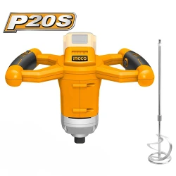 Mixer electric de constructie pe acumulator Ingco MXLI2001 flexmag.md