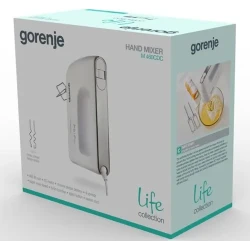 Ручной миксер Gorenje M460CBK, белый flexmag.md