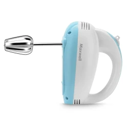 Ручной миксер Maxwell MW-1360, белый | голубой flexmag.md