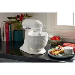 Mixer stationar KitchenAid 5KSM156CXEPL Alb flexmag.md
