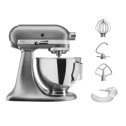 Стационарный миксер KitchenAid 5KSM95PSECU серый flexmag.md