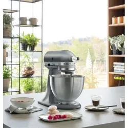 Стационарный миксер KitchenAid 5KSM95PSECU серый flexmag.md
