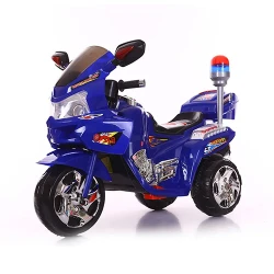 Motocicleta electrica de politie pentru copii Orbit Toys JE - 248 Blue flexmag.md