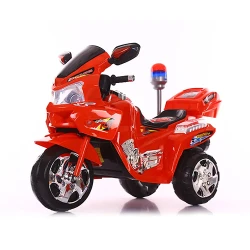 Motocicleta electrica de politie pentru copii Orbit Toys JE - 248 Red flexmag.md
