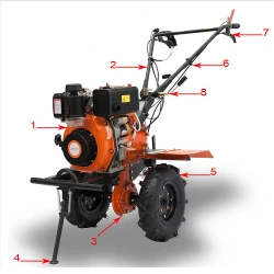 Motocultor pe motorina Aerobs BSD1050 flexmag.md