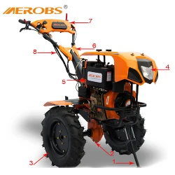 Motocultor pe motorina Aerobs BSD1350DE flexmag.md