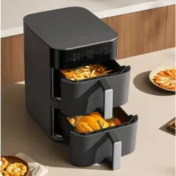 Multicuptor Xiaomi Smart Double Stack Negru flexmag.md