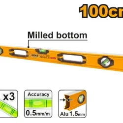 Nivela cu 3 indicatori Ingco HSL08100 flexmag.md
