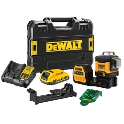 Уровень лазерный с 3 линиями DeWALT DCE089D1G18 flexmag.md