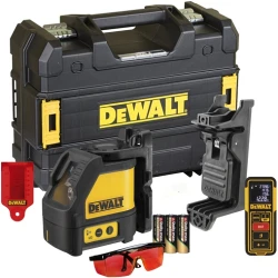 Уровень лазерный Dewalt DW088K + Лазерный дальномер Dewalt DW099 flexmag.md