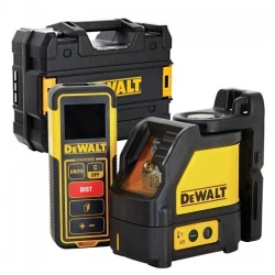 Уровень лазерный Dewalt DW088K + Лазерный дальномер Dewalt DW099 flexmag.md