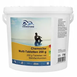 Pastile multifunctionale pentru piscina Chemoform 20 g, 5 kg flexmag.md