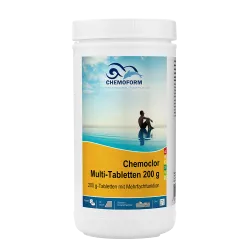 Pastile multifunctionale pentru piscina Chemoform 200g, 1 kg flexmag.md