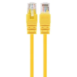 Patch cord Cablexpert PP12-5M-Y, CAT5e UTP, 5m, Galben flexmag.md