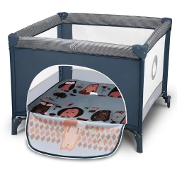 Кроватка раскладная детская Lionelo Fie (Sofie) Blue Navy flexmag.md