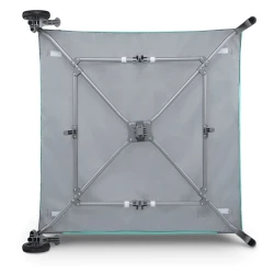 Кроватка раскладная детская Lionelo Fie (Sofie) Turquoise Scandi flexmag.md