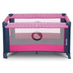 Кроватка раскладная детская Lionelo Stefi Pink Rose flexmag.md