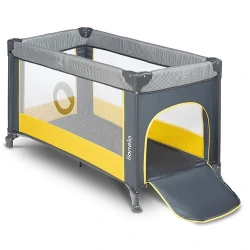 Кроватка раскладная детская Lionelo Stefi Yellow Lemon flexmag.md