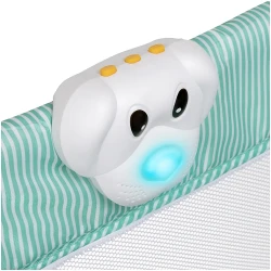 Patuc pliabil pentru copii Lionelo Sven Plus Turquoise flexmag.md