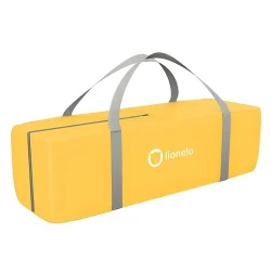 Patuc pliabil pentru copii Lionelo Sven Plus Yellow Scandi flexmag.md