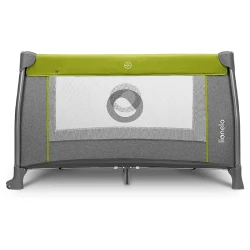 Patuc pliabil pentru copii Lionelo Thomi Green Lemon flexmag.md
