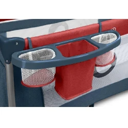 Кроватка раскладная детская Lionelo Thomi Red Burgundy Blue flexmag.md