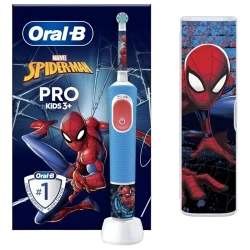 Электрическая зубная щетка Braun Kids Vitality PRO D103 Spiderman flexmag.md