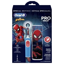 Электрическая зубная щетка Braun Kids Vitality PRO D103 Spiderman flexmag.md