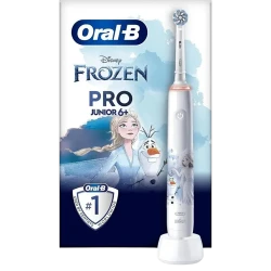 Periuta de dinti electrica Braun Oral-B Junior Frozen PRO 3, Alb flexmag.md