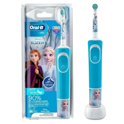 Электрическая зубная щетка Braun Oral-B Kids Vitality D100 в замороженном виде flexmag.md