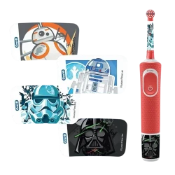 Детская электрическая зубная щетка Braun Oral-B Vitality D100 StarWars flexmag.md