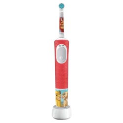 Periuta de dinti electrica Braun Oral-B Pro Kids Lion King, Rosu - Alb flexmag.md