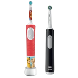 Periuta de dinti electrica Braun Oral-B Pro Kids Lion King Set flexmag.md
