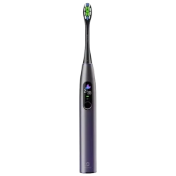 Электрическая зубная щетка Oclean X Pro со звуковым очистителем, фиолетовая flexmag.md
