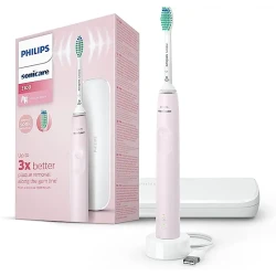 Электрическая зубная щетка Philips Sonic HX3673-11, розовая flexmag.md
