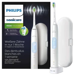 Электрическая зубная щетка Philips Sonicare HX6839-28, белая - голубая flexmag.md